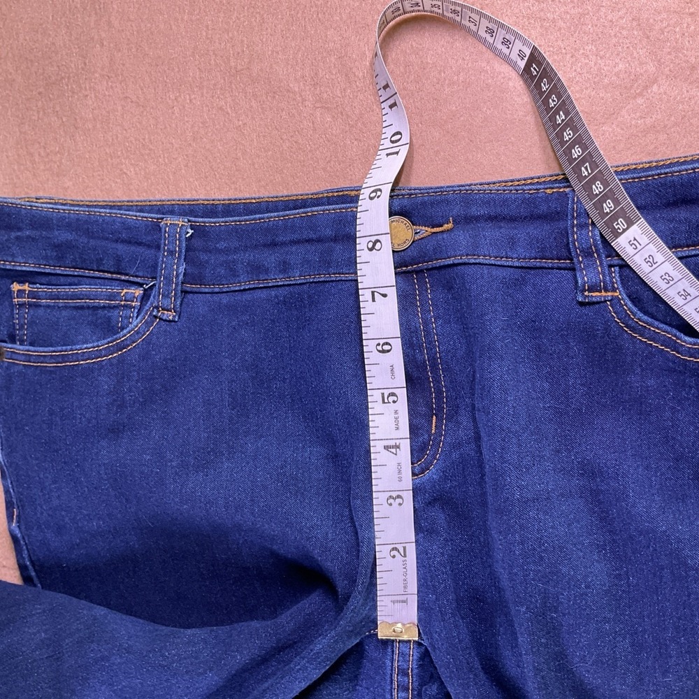 Michael Kors Womens Skinny Jeans Dark Wash Denim Blue Size 14 W36X29L - Picture 6 of 13